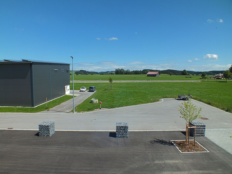 Ausblick vom B�ro B�rohaus G�nzach