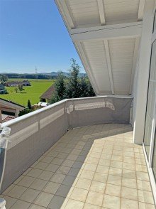S�dbalkon Offenes Wohnen, im modernen alpenl�ndischen Stil, sehr gro�e 2 Zi-DG-Wohnung