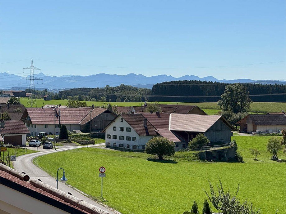 Blick nach S�den Dachgeschosswohnung Haldenwang