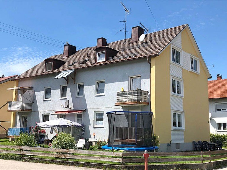 S�dostansicht Oberg�nzburg - Oberg�nzburg Erdgeschosswohnung Frisch renovierte 3 Zi Wohnung im Hochparterre