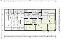 Grundriss UG Moderne B�ro- oder Behandlungsr�ume in einem Mehrfamilienhaus
