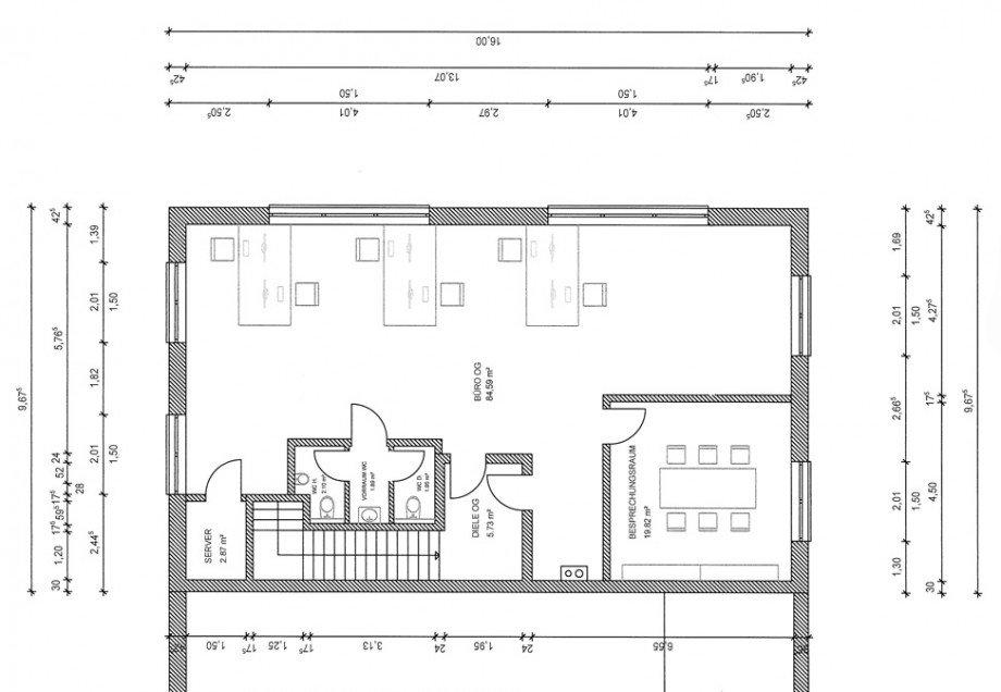 B�ro 1.OG B�rohaus G�nzach